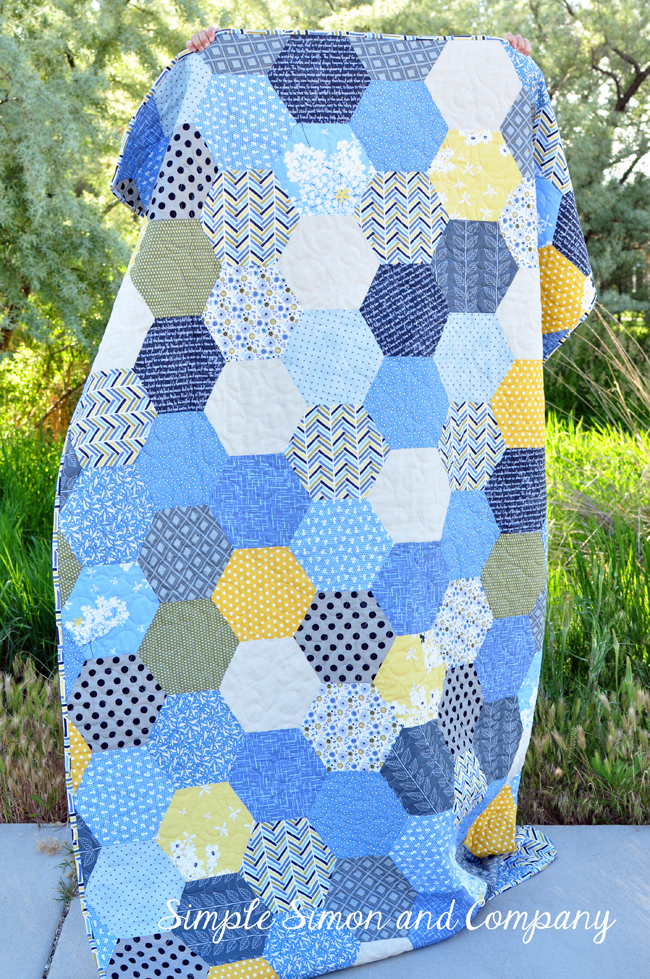 The Hexagon Quilt and Invisible Thread Simple Simon and Company