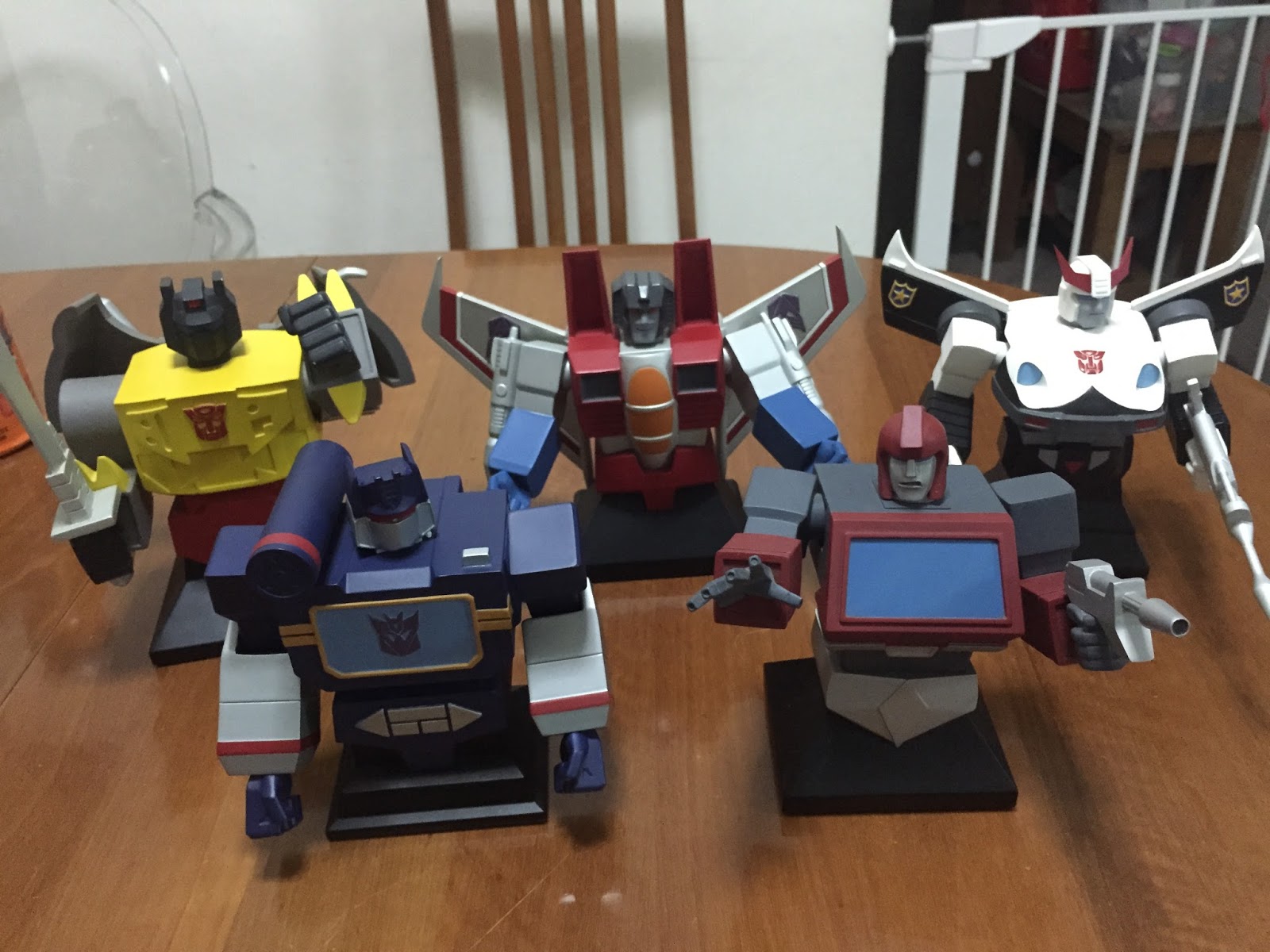 The Cave Collection Transformers Hard Hero Cold Cast Porcelain Busts