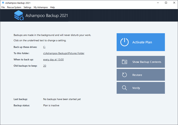 Ashampoo Backup 2021 Full License