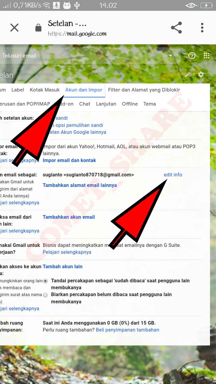 Cara mengganti Nama Akun Google Di Hp Android Dengan Mudah - COMET_SHARE