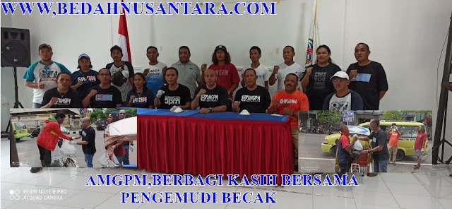 AMGPM Berbagi Kasih Bersama Pengemudi Becak 1 AMGPM