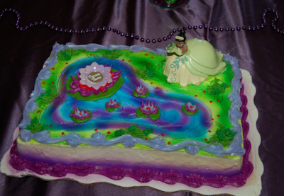 Birthday Cakes green purple