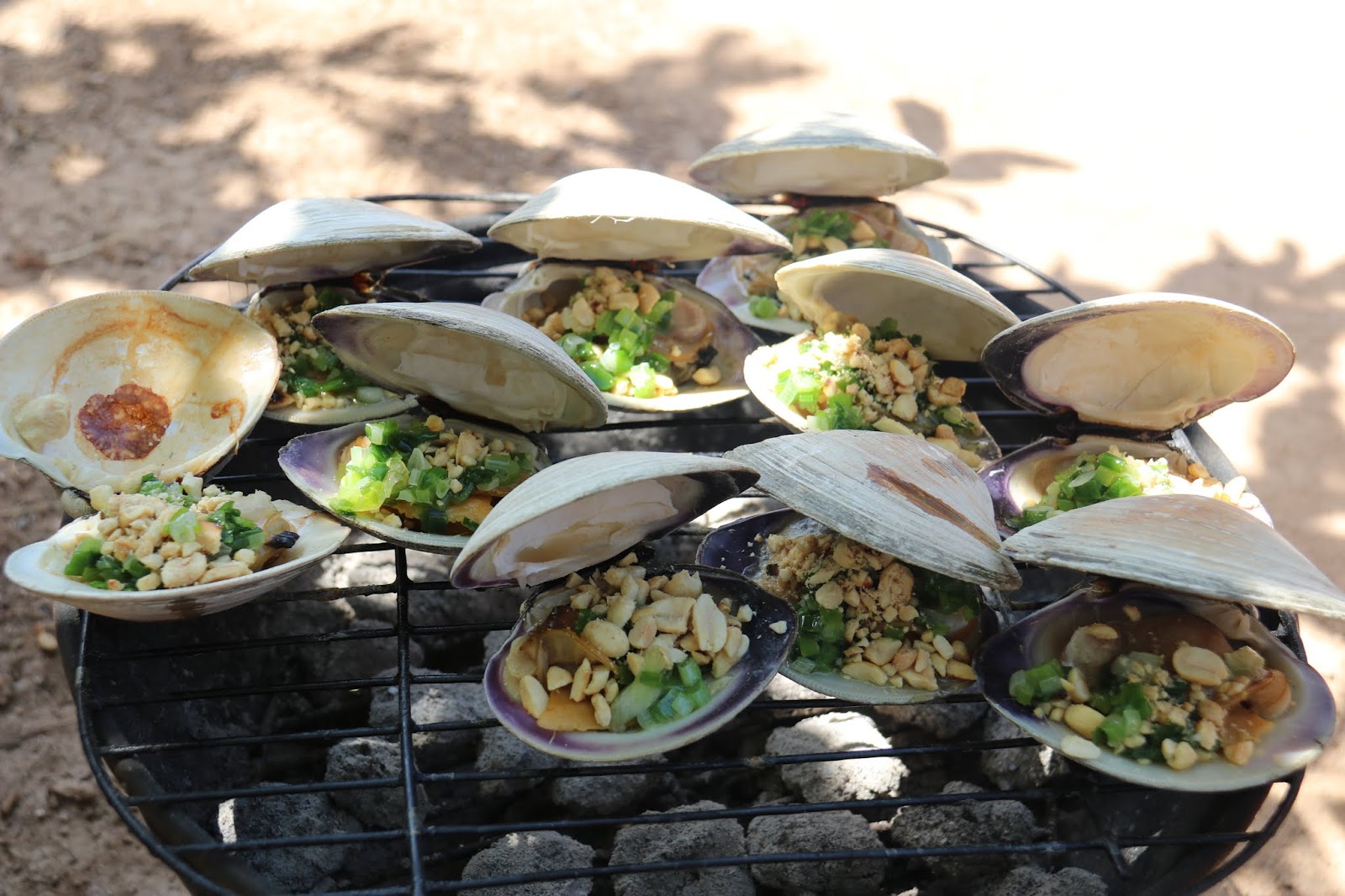 Boriville How to Grill Cherrystone Clam with Scallion Oil and Roasted