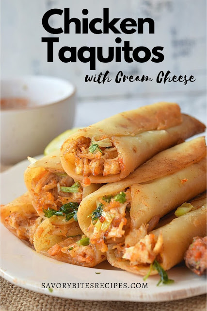 Chicken and Cream Cheese Taquitos