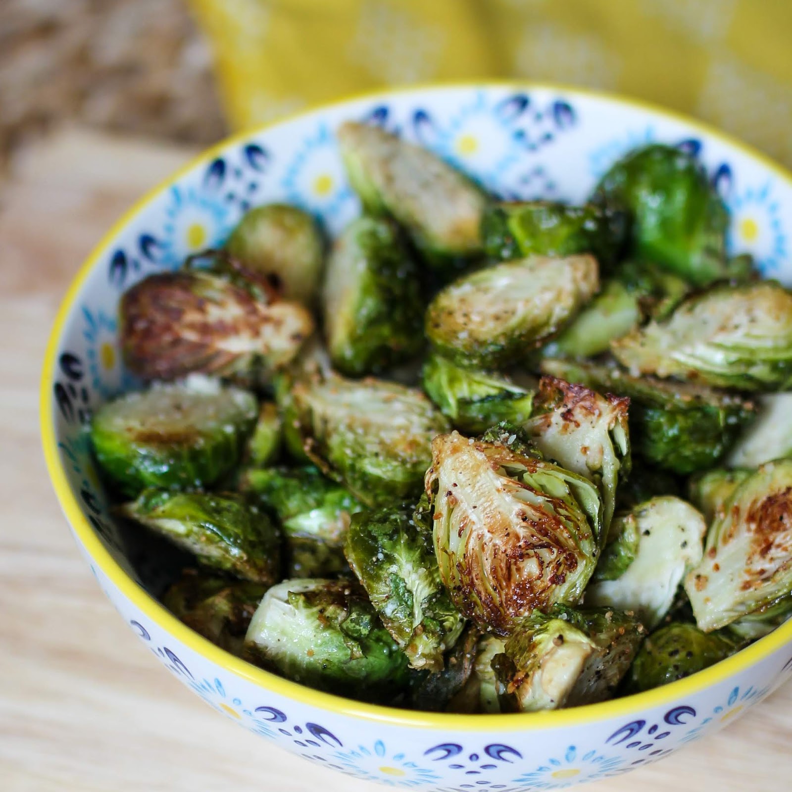 Hello Tasty! Crispy 15 Minute Roasted Brussel Sprouts with Lemon Pepper