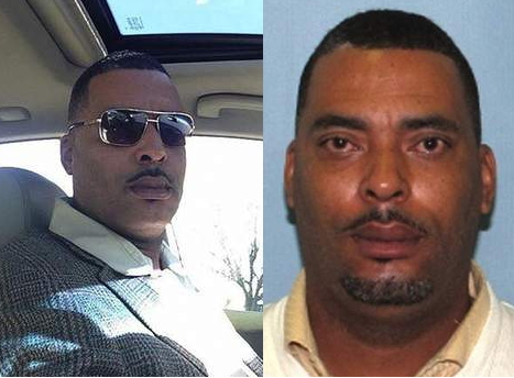 man wanted police mugshot selfie