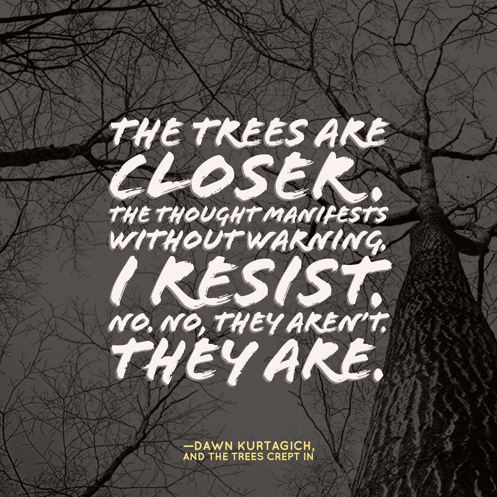 Supernatural Snark Giveaway And the Trees Crept In & The Dead House