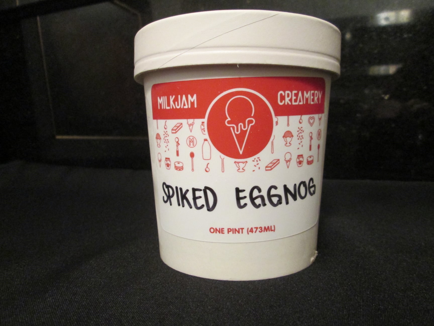 David's Ice Cream Reviews Milkjam Creamery Spiked Egg Nog