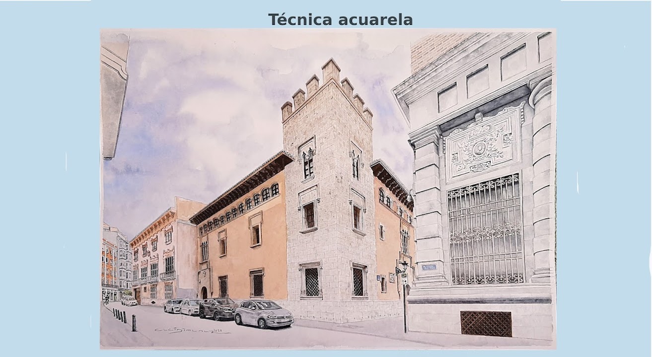 Casa Natalicia San Vicente Ferrer - Acuarel·la 45 x 32 cm 05-10-2021