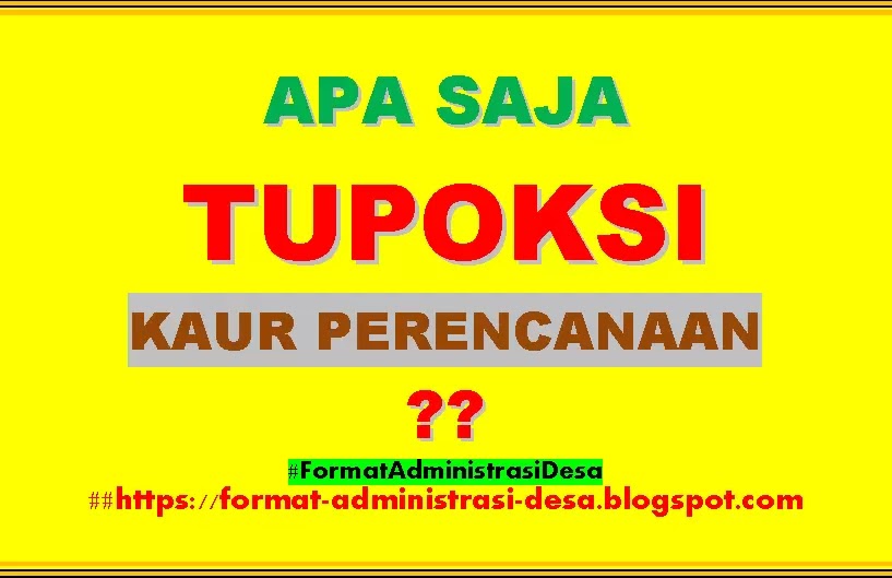 Rencana Kerja Kaur Keuangan Hitungan Soal