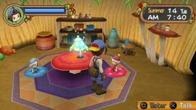 Hiring Harvest Sprites in Harvest Moon: Hero of Leaf Valley