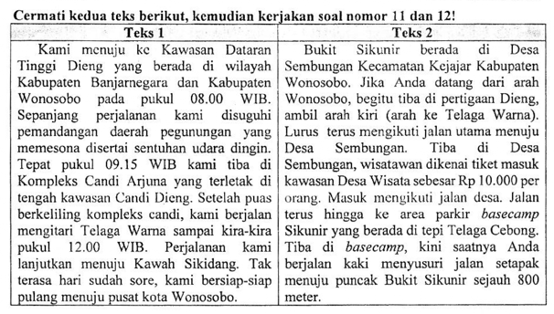 SOAL PERBEDAAN POLA PENYAJIAN DUA TEKS DAN PEMBAHASAN SOAL UN 2019