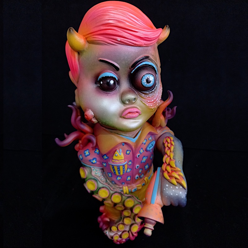 SHE'S WICKED, softvinyl toy by Naomi Knaff — Tenacious Toys®