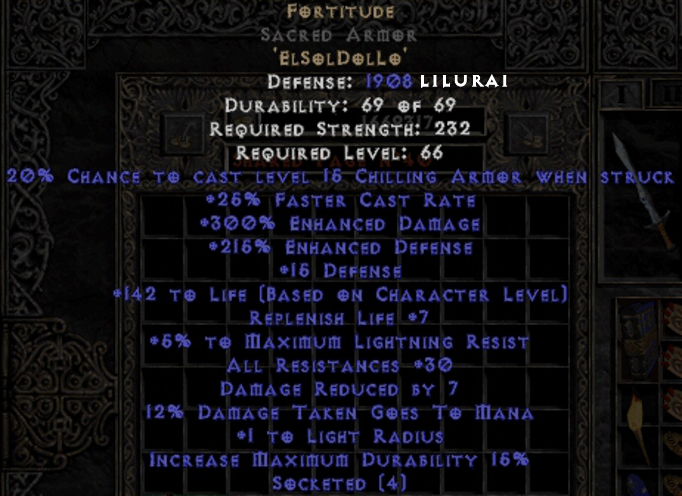 Best cRPGs FORTITUDE RUNEWORD, Diablo 2 Resurrected, Perfect Superior