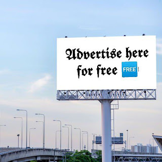 Advertise here for free Advertise here for free