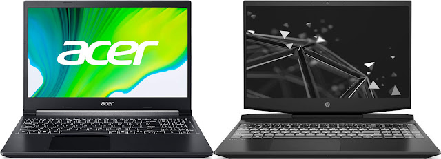Acer Aspire 7 A715-41G-R8MJ vs HP Pavilion Gaming 15-ec1010ns