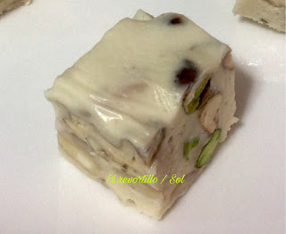 TURRON DE QUESO CON FRUTOS SECOS