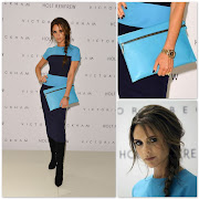 At a Victoria Beckham F/W collection promo in Vancouver, British Columbia