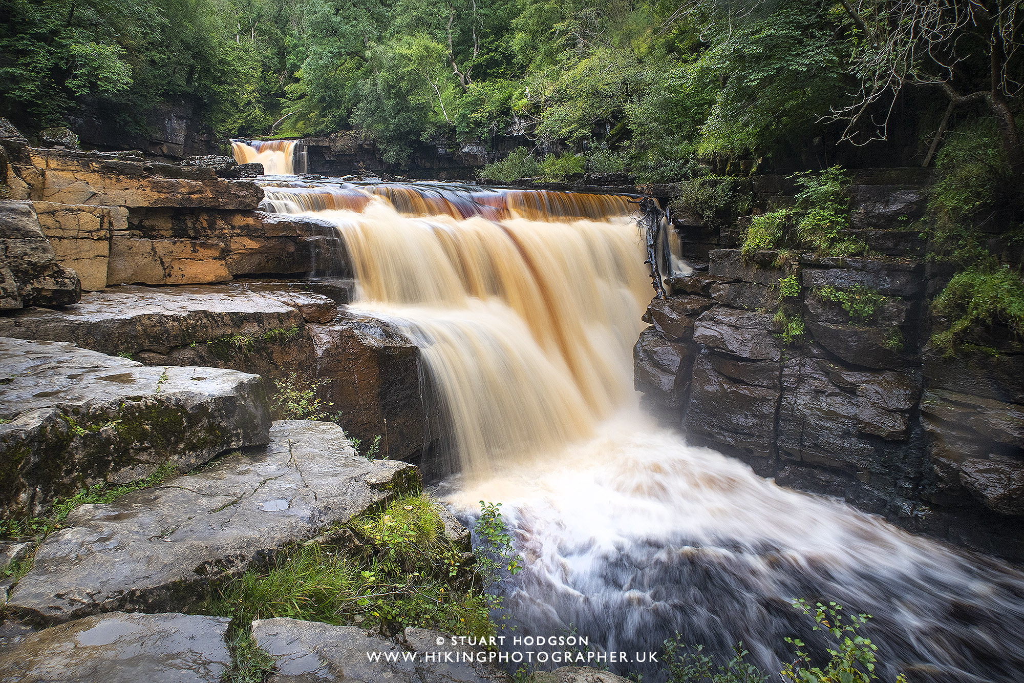 Kids Force Keld Waterfall Walk Swaledale Richmond near Tan Hill Yorkshire Dales best route map