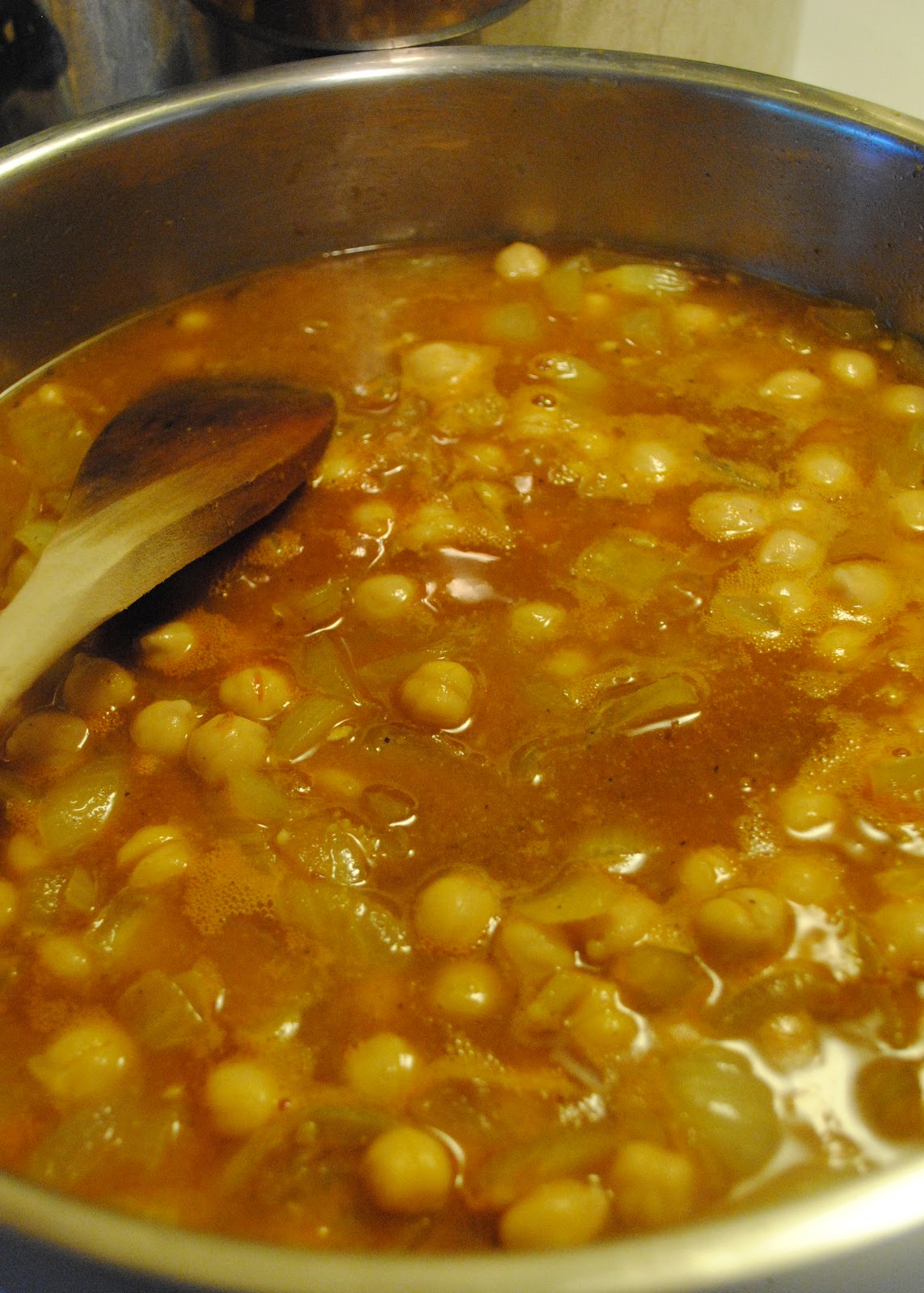 i thought of it second. quick chickpea curry.