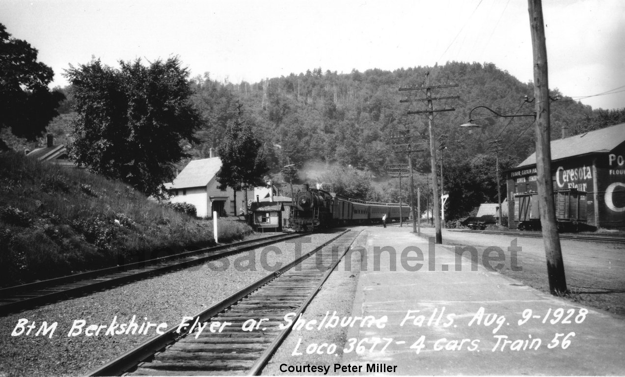 Colrain Historical Society The Railroad through Shelburne Falls