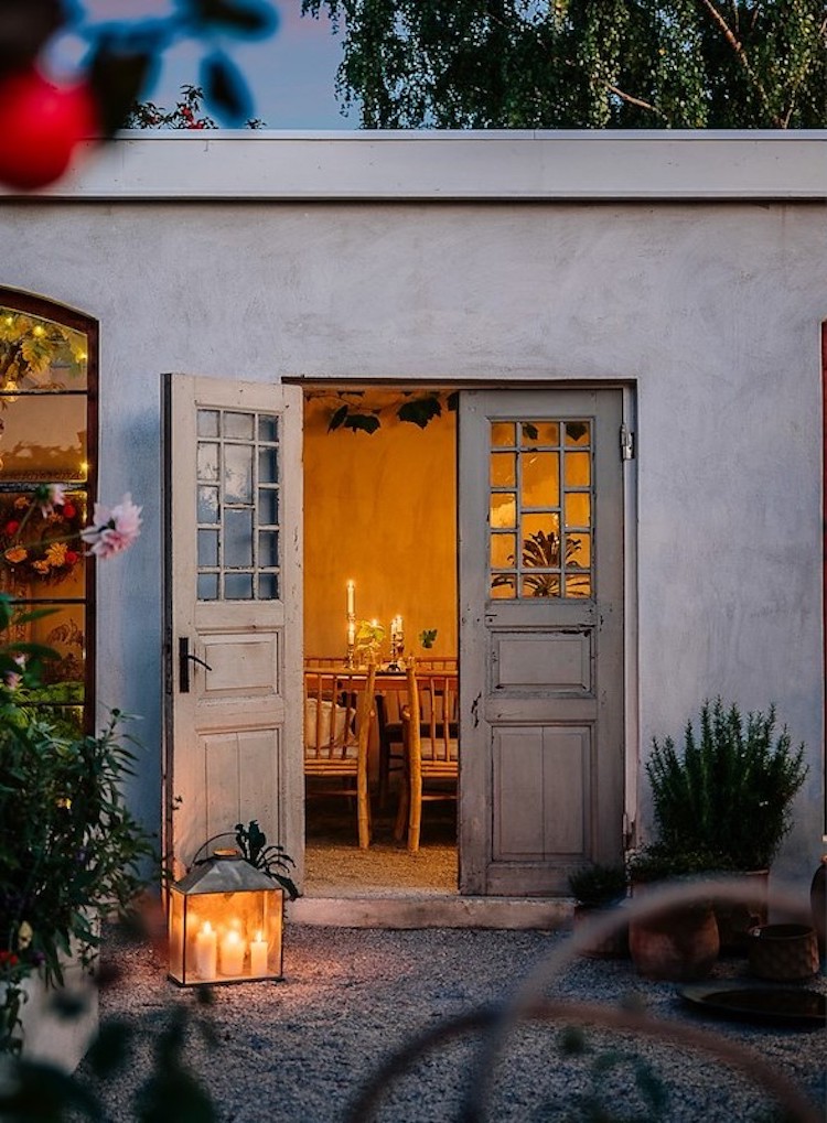 A Charming Swedish Orangery Used for Entertaining