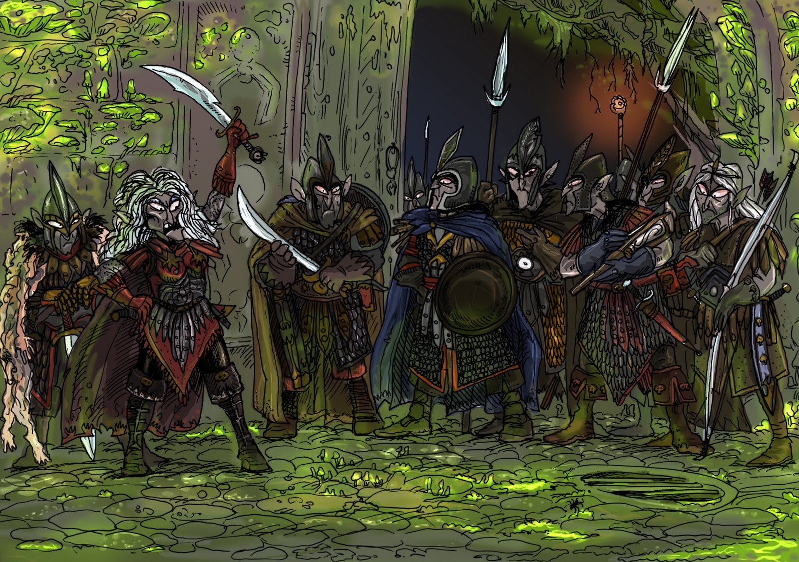 iron mitten Dark Elves