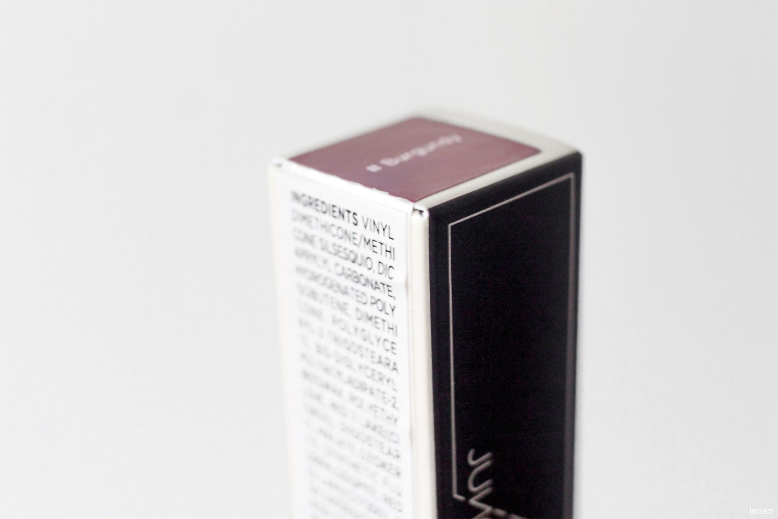 lavlilacs Review JUNGSAEMMOOL High Color Lipstick - High Matt Burgundy label safety seal
