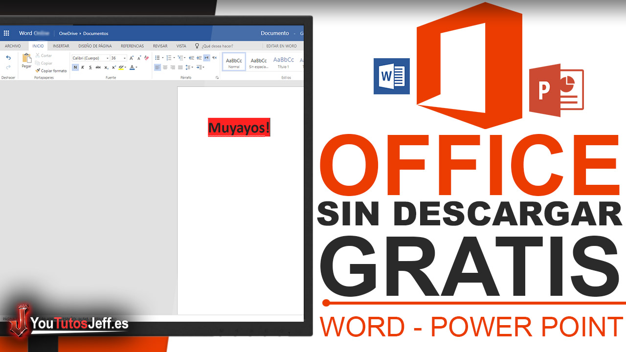 Usar Word o Power Point sin Descargar Nada - Tener Office Gratis