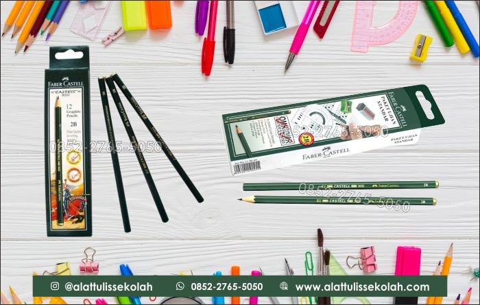 Asli Pensil Faber Castell 2b 0852 2765 5050