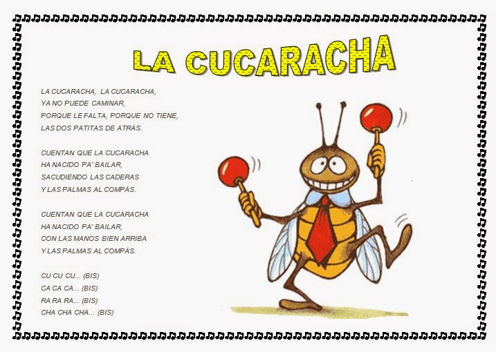ELENA SÁNCHEZ TAMARGO 4 AÑOS TAREA 19 DE MAYO LA CUCARACHA