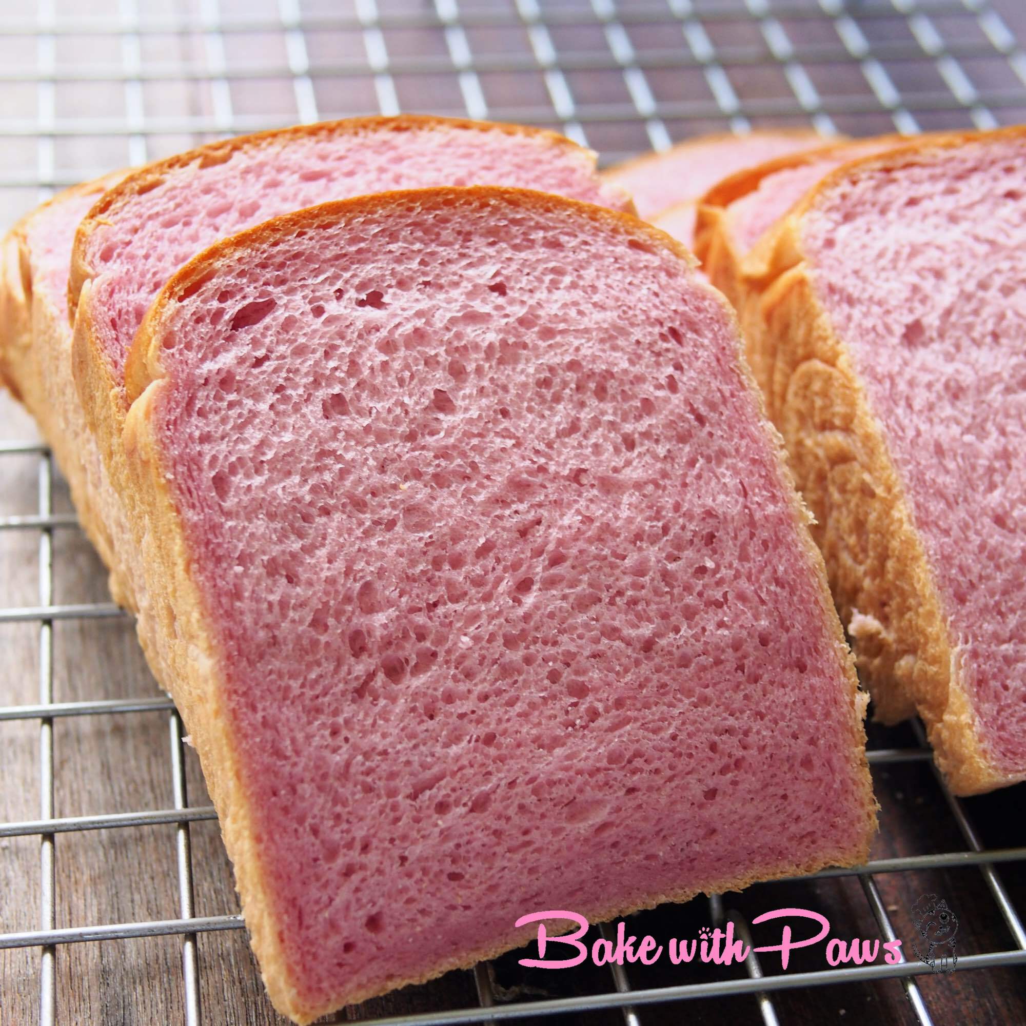 Purple Sweet Potato Soft Sourdough Bread BAKE WITH PAWS