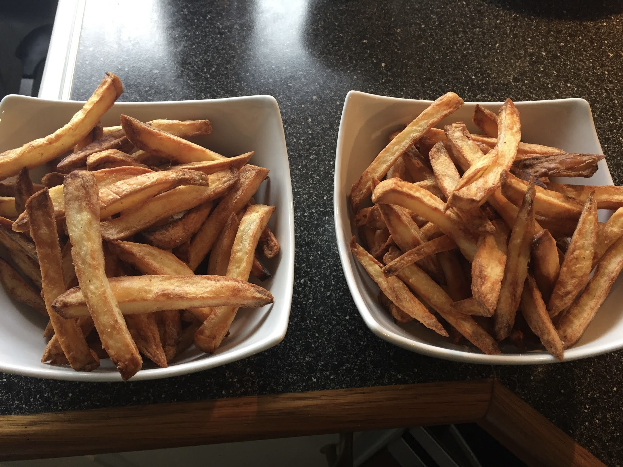 om mat: Pommes frites med Airfryer