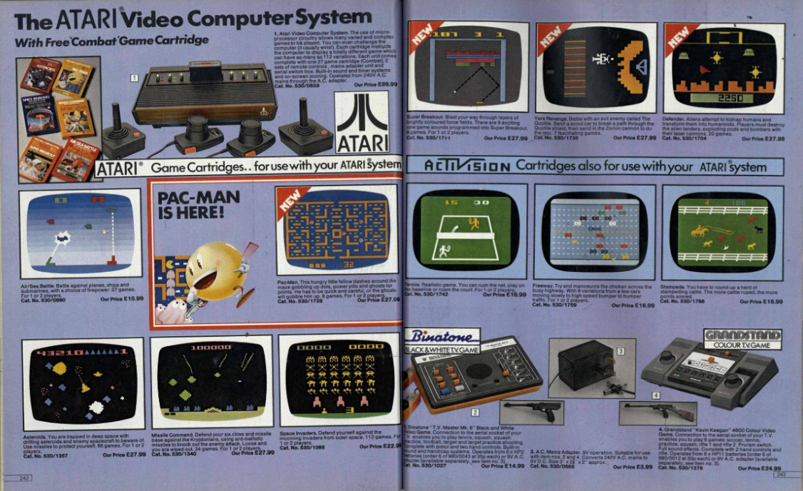 🕹️🎮 The Argos Catalogue & Video Games in the 1970s, 80s & 90s A Trip