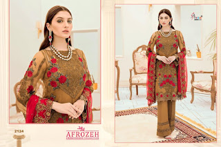 shree-fab-afrozeh-georgette-pakistani-suits-wholesaler