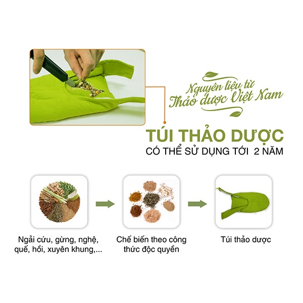 Túi Chườm Thảo Dược Nóng/Lạnh Đa Năng Giảm Đau Bàn Chân Hapaku