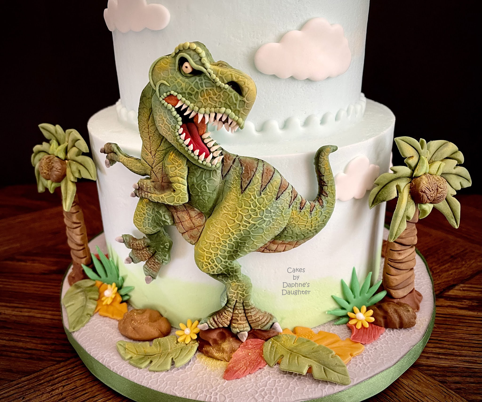 The Bake More Toothy TRex Dinosaur Cake
