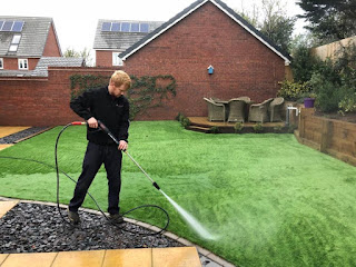 Artificial Lawn cleaning