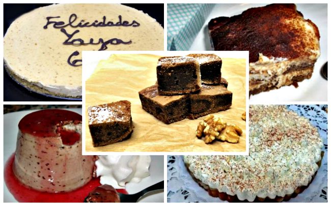 5 postres y pasteles sin horno