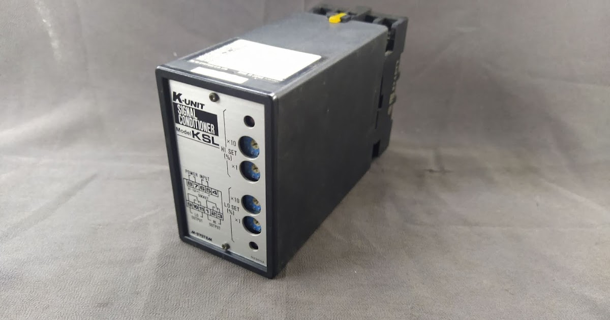 MSYSTEM KSLA5R KUNIT SIGNAL CONDITIONER KSL DC ALARM