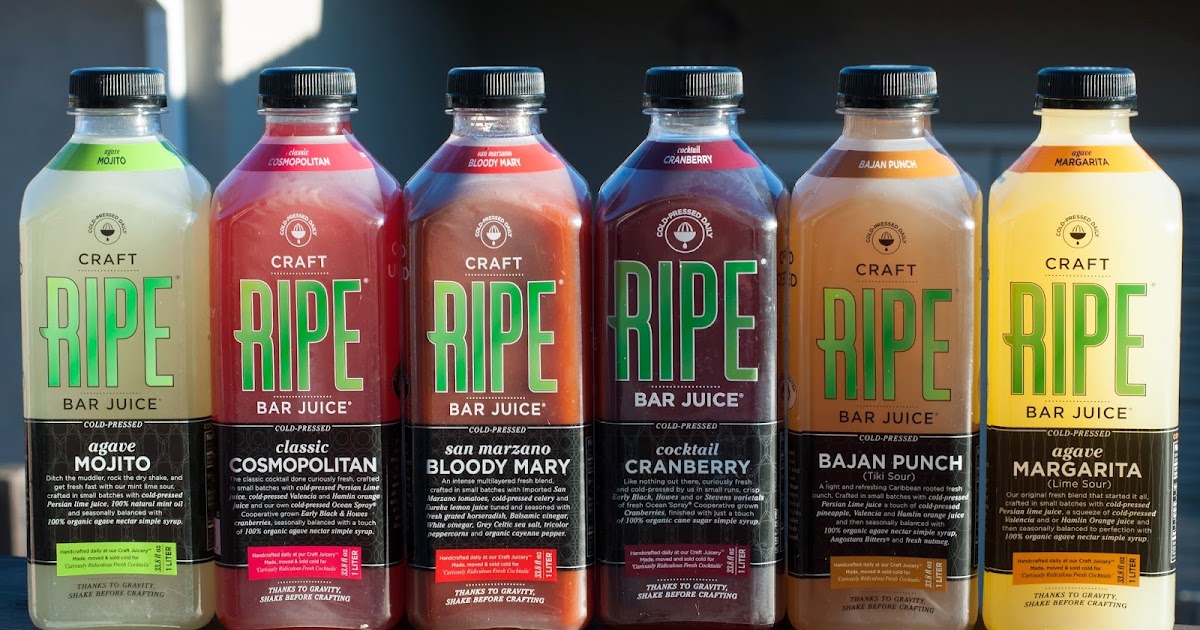 RIPE Bar Juice Review & Give Away A Year of Cocktails