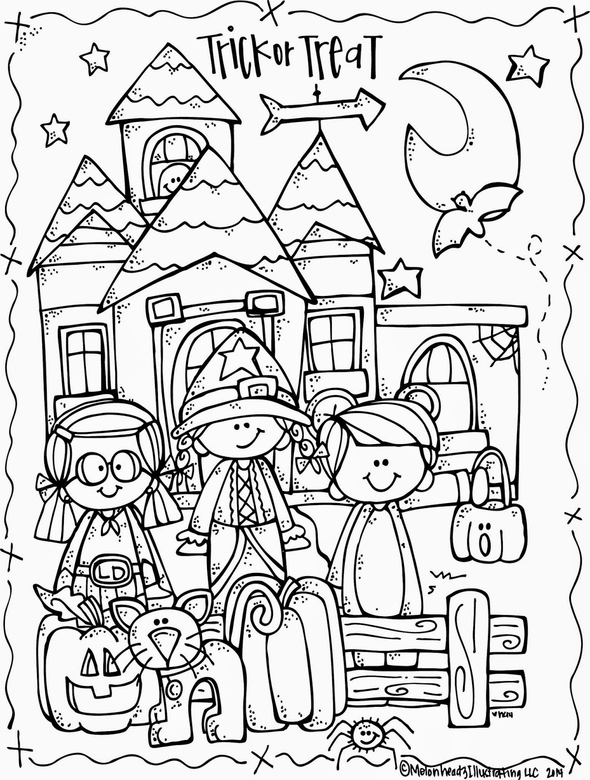 halloween activity coloring pages - photo #34