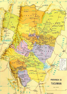 Tucumán Mapa Imagen