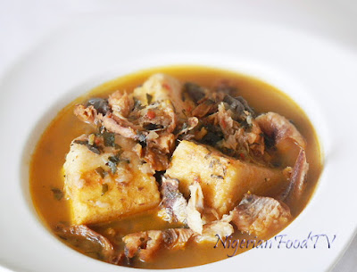 Ji Mmiri Oku (Yam and Dried Fish Pepper Soup Porridge), Ji Mmiri Oku , Pepper Soup Porridge