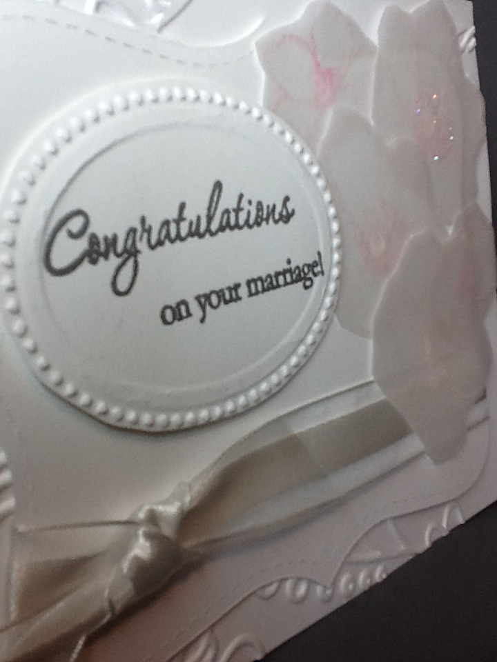 Stampin' Up Love and Laughter Wedding card | Jan Girl