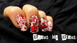 fish koi nail glitter boring