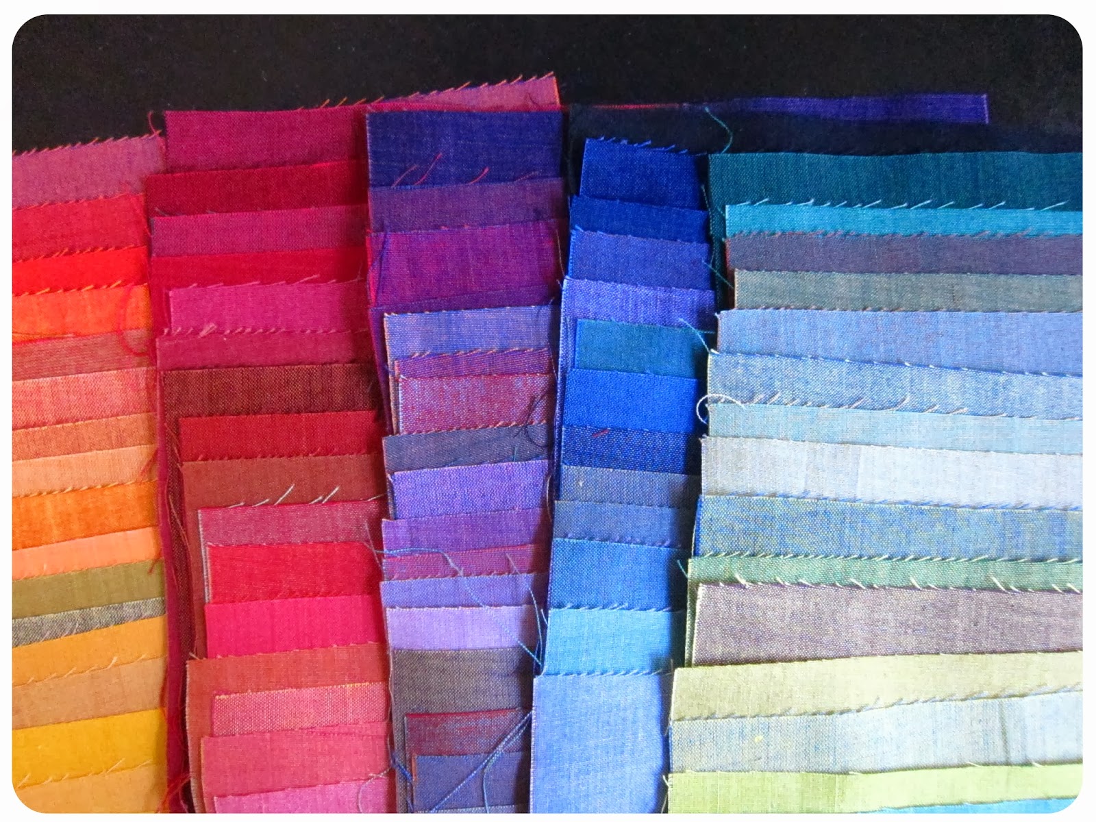 Quilt Otaku Quilt Fabric Organization by Color & Collecting