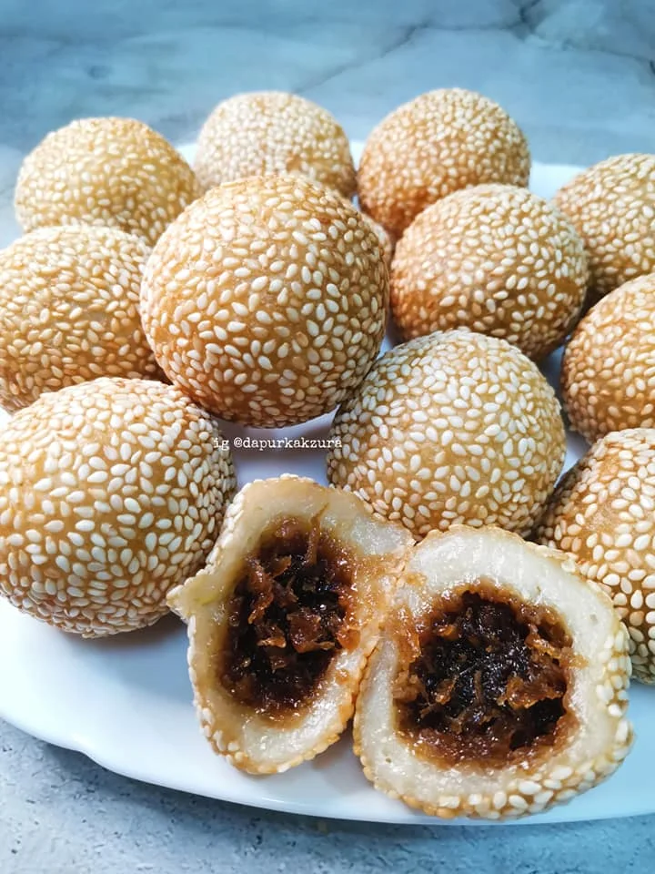 Resepi kuih bom bijan inti kelapa