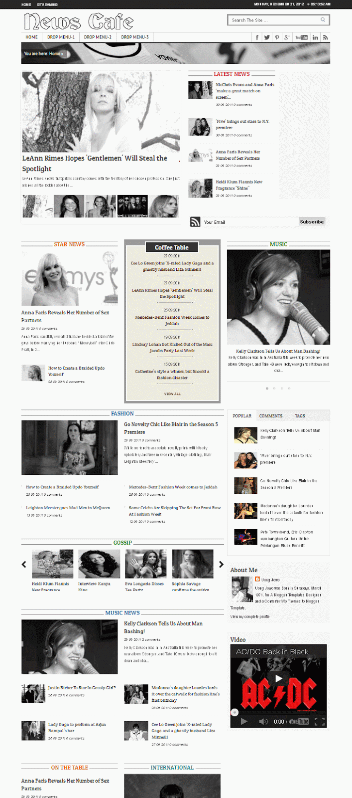 News Cafe Blogger Template - UONG JOWO News Cafe Blogger Template - UONG JOWO