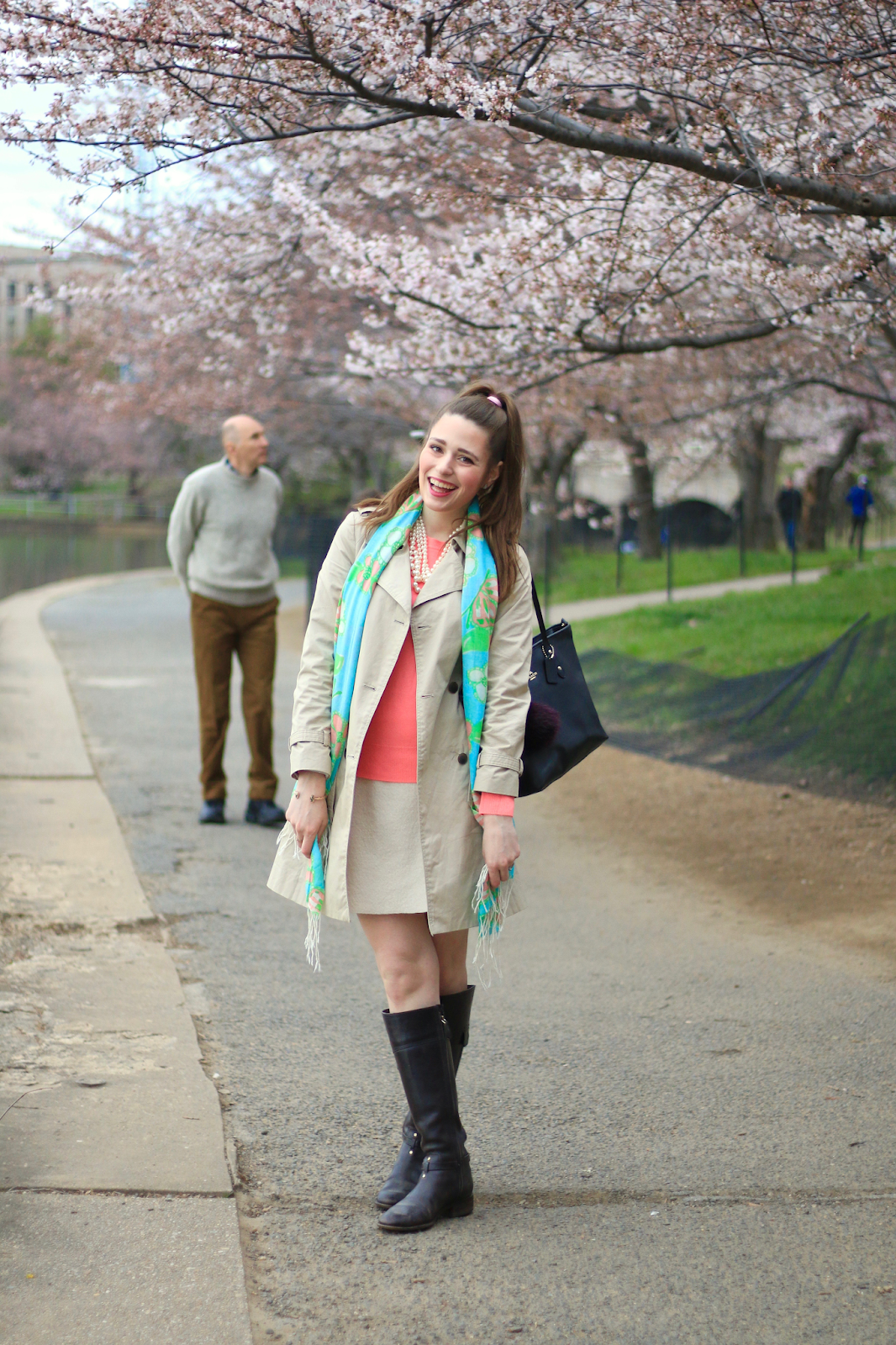 What to Wear to See DC Cherry Blossoms